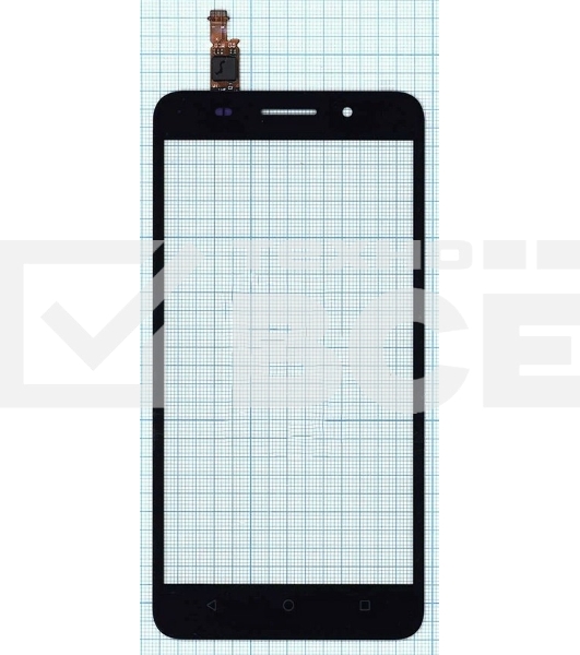 Сенсорное стекло (тачскрин) для Huawei Honor 4X, черное