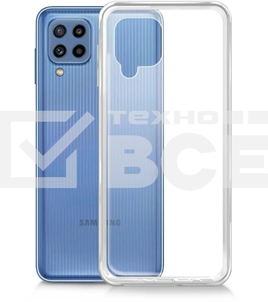 Чехол (клип-кейс) BoraSCO Silicone case для Samsung Galaxy M32 прозрачный