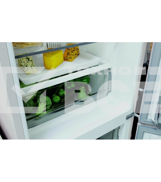 Холодильник Hotpoint HT 4200 AB мраморный двухкамерный 247/78л морозилка снизу, No Frost