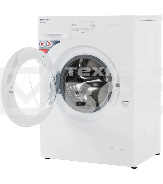 Стиральная машина Kraft KF-ED7206W белый, загрузка фронтальная 7 кг, 1000 об/мин., класс: А+