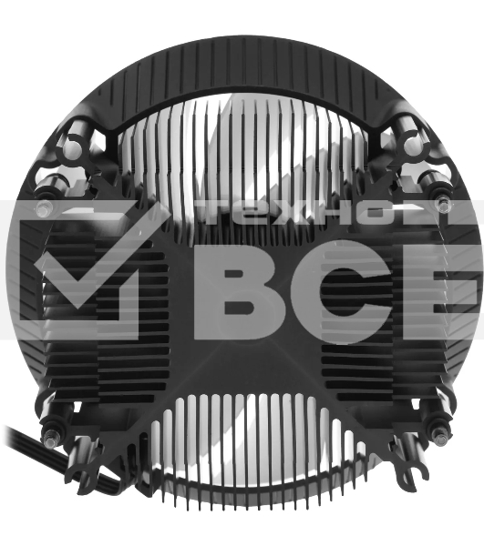 Кулер ID-Cooling DK-07A RAINBOW  черный 120мм алюминий 1800rpm 26db 4-зшт 125W 60мм