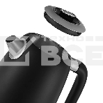 Чайник электрический Kitfort KT-6121-1 1.7л. 2200Вт черный (корпус: нержавеющая сталь/пластик), фото3