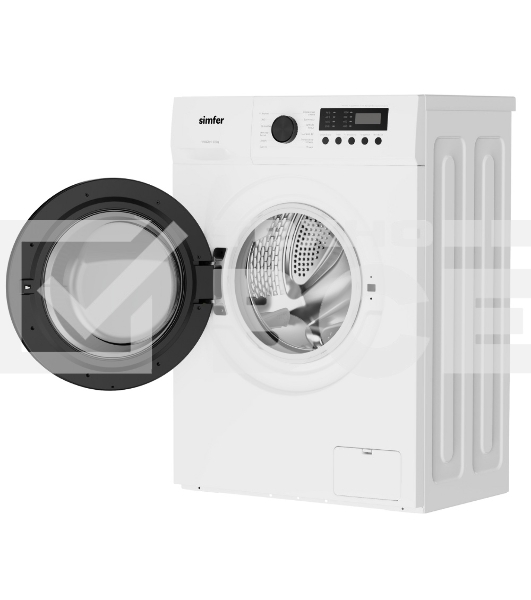 Стиральная машина Simfer WWC601 белый, загрузка фронтальная 6 кг, 1000 об/мин, класс: А++