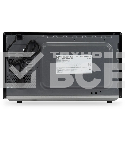 Микроволновая печь Hyundai HYM-D2079 черный, 23 л, 800 Вт, переключатели - кнопки/поворотный механизм