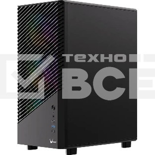 Компьютерный корпус Aerocool / Formula Mana Geometry черный без БП ATX 3x120mm 1xUSB3.0 1xUSB3.1 audio bott PSU