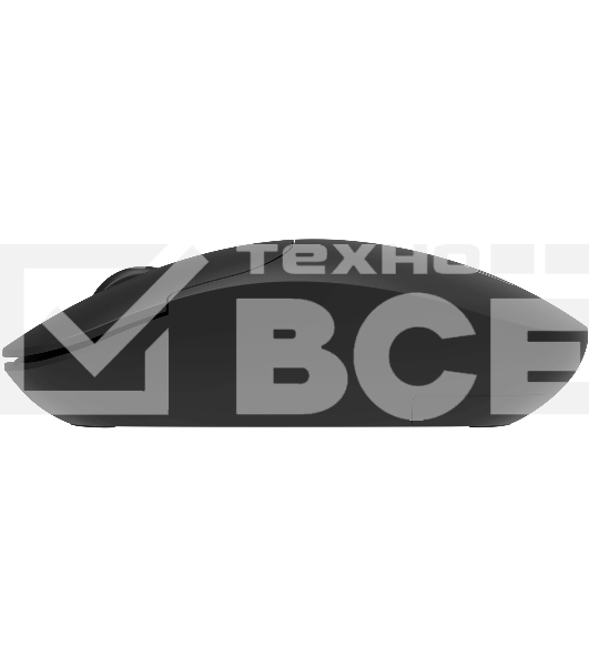 Мышь беспроводная Oklick 202MW черный, 1000 dpi, радиоканал, USB, кнопки - 3