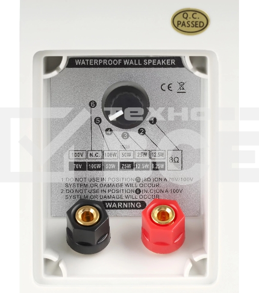 Акустическая система Intrend ITSPK-MSK8-W двухполосная, корпусная: 8'СЧ, 1.5'ВЧ, 12.5Вт/25Вт/50Вт/100Вт 100V/70V/8Ом, IP66. Корпус полипропилен, алюминиевый гриль. Цвет белый. Крепление в комплекте. (в упаковке 2шт, цена указана за 1шт)