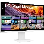 Монитор 31.5' LG UltraFine 32U830SA-W IPS 3840x2160, 60 Гц, 5 мс, 16:9, 400 кд/м², 2xHDMI 2.0, USB-C (65 Вт), USB Hub (2x USB 3.0), 3.5 Jack, HDR10, динамики (2x5 Вт), Smart TV, Wi-Fi, Bluetooth, VESA 100x100, белый, фото3