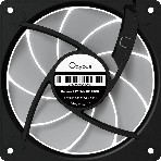 Вентилятор для корпуса Ocypus Gaммa F12 Elite BK ARGB REVERSE BLADE 3 IN 1, 120x120x25мм, 4-PIN PWM, 600-1800 RPM, 26 DBA MAX, HYDRO BEARING, фото3