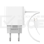 Сетевое зарядное устройство Maxvi CHL-240M 2.4A, with microUSB cable, белый, фото6
