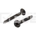 Саморез гипсокартон-металл Kranz 3.5х32, пакет (50 шт./уп.), фото 1