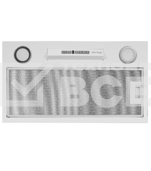 Встраиваемая вытяжка Korting KHI 6755 W белый