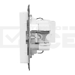 Механизм розетки EKF UP1-SOW-111 16А, с заземлением, со шторками, белый Эпика, фото8