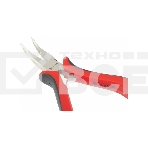 Длинногубцы Matrix Mini, 130 мм, никелированные, изогнутые, авторазжим, двухкомпонентные рукоятки, фото9