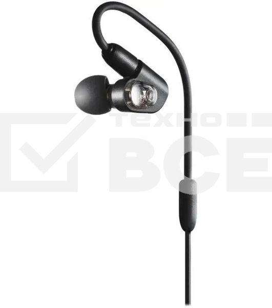 Проводные наушники Audio-Technica ATH-E50 черный, вкладыши