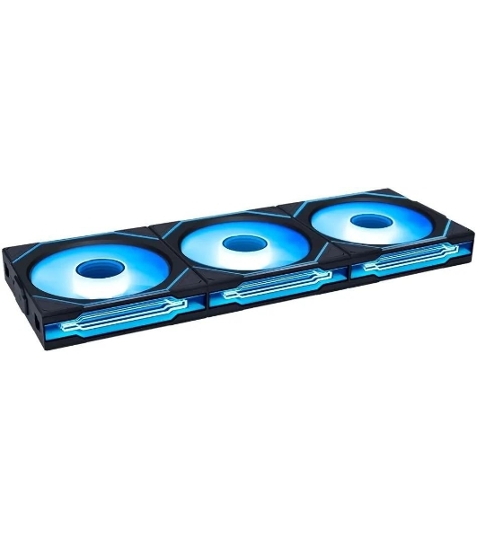 Вентилятор для корпуса Lian-Li Uni Fan SL-INF Wireless 120 ARGB 120х124.5x28 черный 4-pin 29.2дБ (упак.:3шт) (G99.12SLIN1W3B.R0) Ret