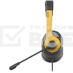 Гарнитура A4Tech Fstyler FH100U желтый/черный, проводная, фото10