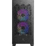 Корпус AZZA Aerohex-M Black, Mini-Tower, чёрный, 3 x 120 мм, фото5