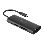 Разветвитель USB-C A4Tech DST-80C 2порт. серый, фото5