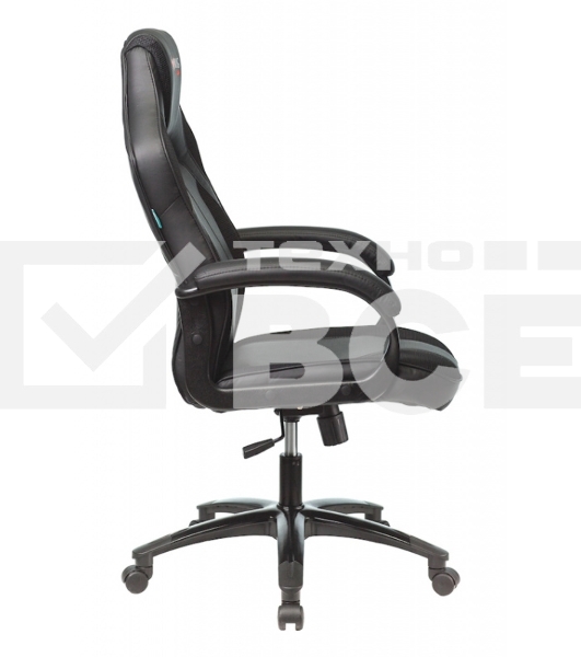 Кресло игровое Бюрократ VIKING 2 AERO BLACK EDITION черный, искусственная кожа