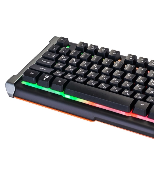 Клавиатура Oklick 710G черный/серый USB Multimedia