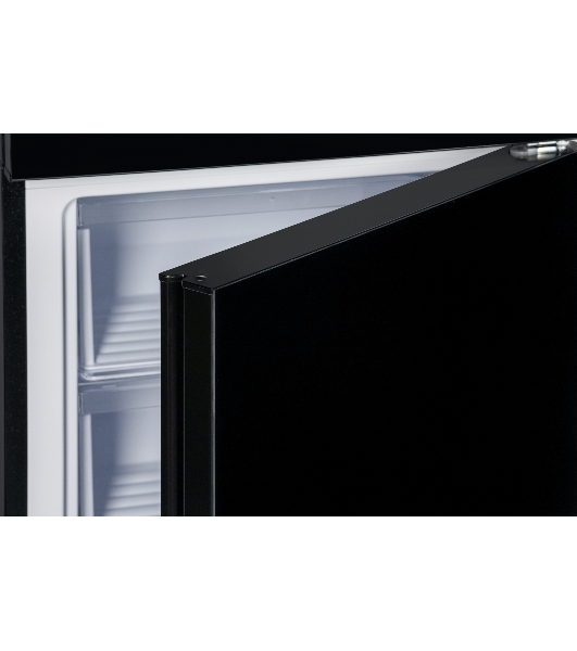 Холодильник Nordfrost RFC 390D NFGB черное матовое стекло двухкамерный 240/95л морозилка снизу