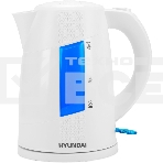 Чайник электрический Hyundai HYK-P2407 1.7л. 2200Вт белый/голубой (корпус: пластик), фото5