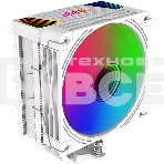 Кулер GMNG GG-CPC220-ARGB2 ARGB белый 120мм алюминий+медь 1600rpm 26db 4-pin 220W 154мм, фото5