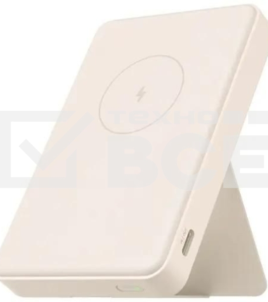 Внешний аккумулятор Xiaomi Magnetic Power Bank 6000mAh GL WPB0620MI бежевый (BHR9074GL)