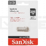 Флеш диск SanDisk CZ74 Ultra Luxe, 256Gb USB 3.1 серебристый, фото3