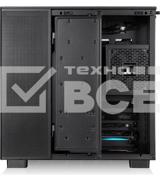 Компьютерный корпус Thermaltake View 380 XL TG ARGB черный без БП E-ATX 2x120мм 2xUSB3.0 audio bott PSU
