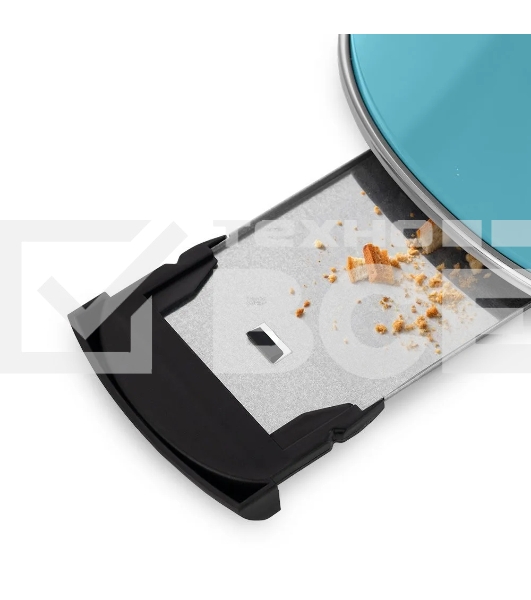 Тостер Kitfort КТ-6455 815Вт голубой/серебристый