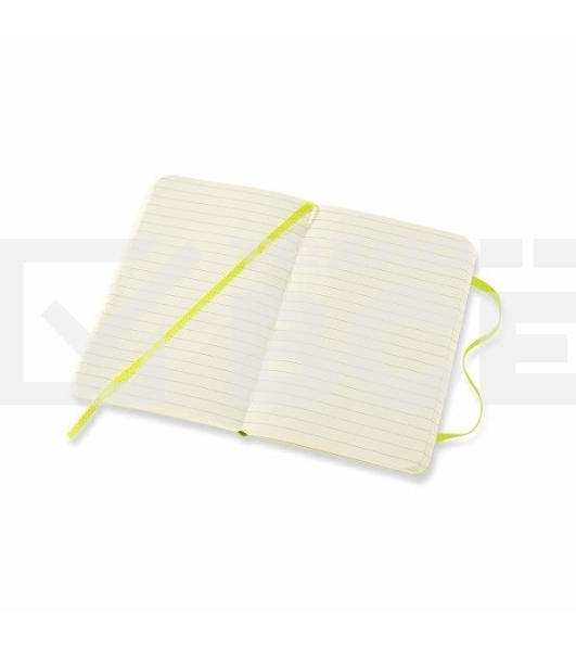 Блокнот Moleskine CLASSIC SOFT QP611C2 Pocket 90x140мм, 192 страниц, линейка, мягкая обложка, лайм