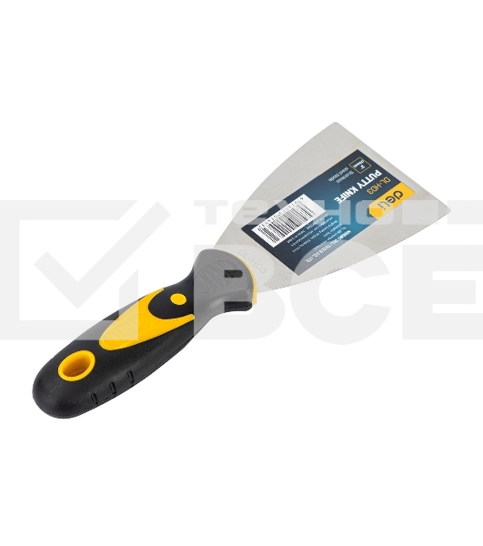 Шпатель Deli DL-HD3 75мм Размер: 75 мм. Длина 12 мм. нержавеющая сталь.