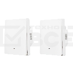 Комплект два умных одноклавишных выключателя HOMMYN 2SWZBNN01W, фото 1