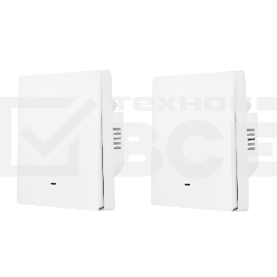 Комплект два умных одноклавишных выключателя HOMMYN 2SWZBNN01W