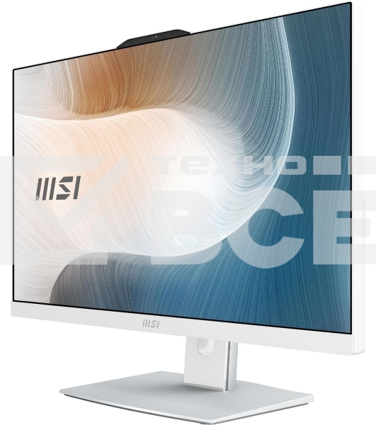 Моноблок MSI Modern AM242TP 1M-1019XRU 23.8'(1920x1080 (матовый))/Touch/Intel Core 5 120U(1.4Ghz)/16384Mb/512PCISSDGb/noDVD/Int:Intel Graphics/Cam/BT/WiFi/war 1y/4.65kg/белый/DOS + Wireless KB+M (9S6-AE0722-1467)