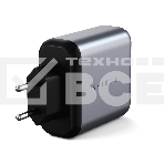 Сетевое зар./устр. Satechi USB-C GaN Wall Charger 30W 3A (PD) USB Type-C универсальное серый (ST-UC30WCM-EU), фото2