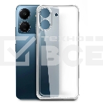 Чехол (клип-кейс) BoraSCO для Xiaomi Redmi 13C Silicone Case прозрачный (72840), фото 1