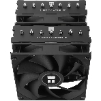 Кулер для процессора Thermalright Phantom Spirit 120 SE черный (4-pin PWM, 154mm, Ni/Cu, 7x6mm, 2x120мм, 66.17CFM, 25.6dBA, 1500RPM, S: 1200, 1700, 1851, 115X, AM4, AM5, silver, black), фото6