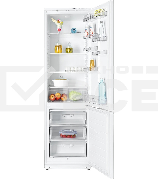 Холодильник Atlant ХМ-6026-031 белый двухкамерный 272/101л морозилка снизу