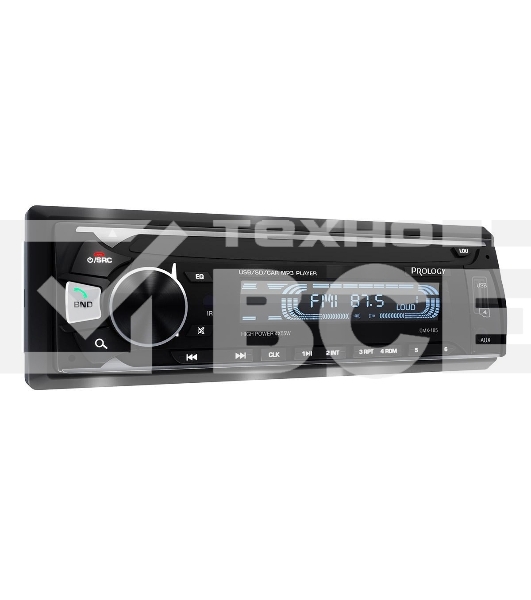 Автомагнитола Prology CMX-185, 1 DIN, Bluetooth, USB Type-A, AUX, пульт ДУ