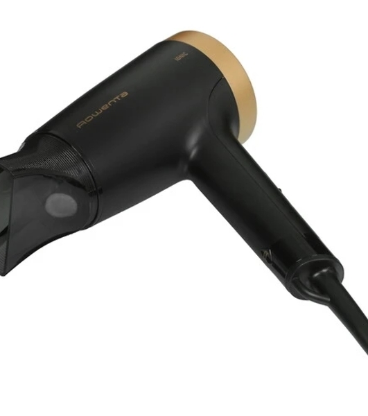 Фен Rowenta Express Style Ionic CV1811F0 черный/золотой, 1600 Вт, компактный, ионизация