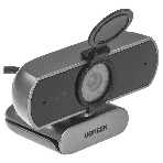Веб-камера UGREEN CM717 2560x1440, 30 кадр/с, USB, микрофон (2 шт, шумоподавление), автофокус, универсальное крепление, серый, фото 1