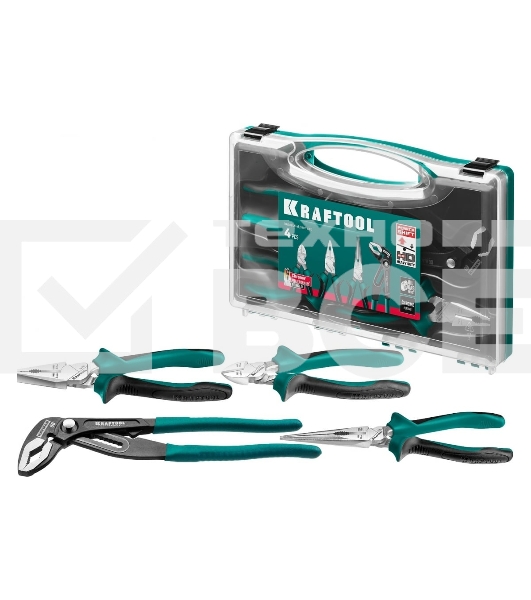 Набор губцевого инструмента KRAFTOOL 22012 4 шт