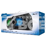 Мобильные колонки SVEN PS-655 2.0 черные (2x25W, mini Jack, USB Type-C, USB flash, Bluetooth, FM, micro SD, ПДУ, LED экран, 4400 мA, RGB подсветка), фото3