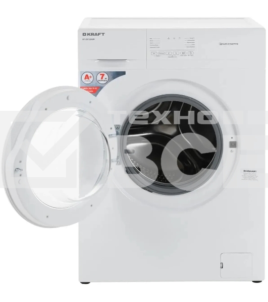 Стиральная машина Kraft KF-ED7206W белый, загрузка фронтальная 7 кг, 1000 об/мин., класс: А+