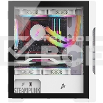 Компьютерный корпус 1STPLAYER TRILOBITE T3 White / mATX, TG / 4x 120mm LED fans inc. / T3-WH-4F1-W, фото2