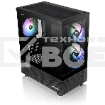 Компьютерный корпус Thermaltake View 170 TG ARGB черный без БП mATX 4x120mm 2x140mm 1x200mm 2xUSB3.0 audio bott PSU, фото3