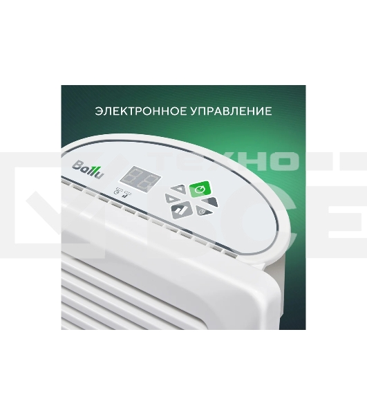 Конвектор Ballu Enzo BEC/EZER-1500 белый, 1500 Вт, 20 м2, термостат, дисплей